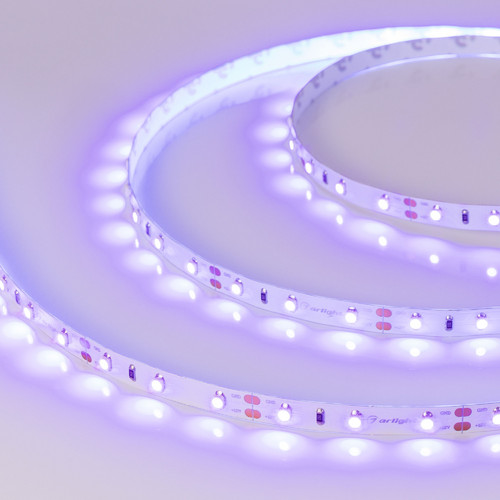 Светодиодная лента RT-A60-8mm 12V UV400 (4.8 W/m, IP20, 2835, 5m) (Arlight, Открытый) (012813(2))