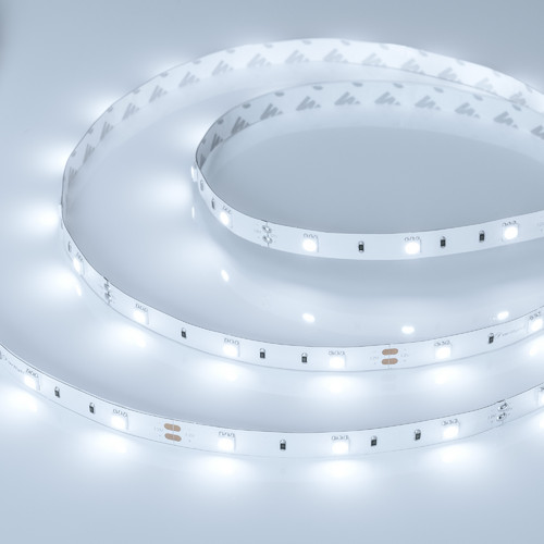 Светодиодная лента RT-B30-10mm 12V White6000 (7.2 W/m, IP20, 5060, 5m) (Arlight, 7.2 Вт/м, IP20) (010595(2))