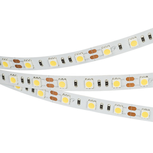 Светодиодная лента RT 2-5000 12V Warm3000 2x (5060, 300 LED, LUX) (Arlight, 14.4 Вт/м, IP20) (028583)
