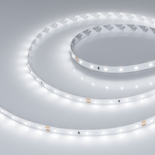 Светодиодная лента RT-A60-8mm 24V White6000 (4.8 W/m, IP20, 2835, 5m) (Arlight, Открытый) (011504(2))
