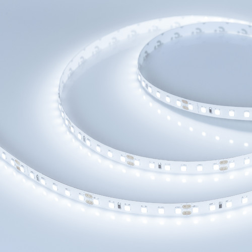Светодиодная лента RT-A120-8mm 24V Cool 8K (9.6 W/m, IP20, 2835, 5m) (Arlight, Открытый) (013747(2))