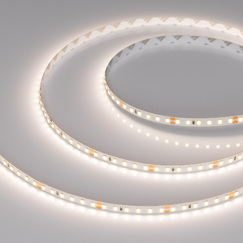 Светодиодная лента RT-A120-8mm 24V Day4000 (9.6 W/m, IP20, 2835, 50m) (Arlight, Открытый) (024570(2))