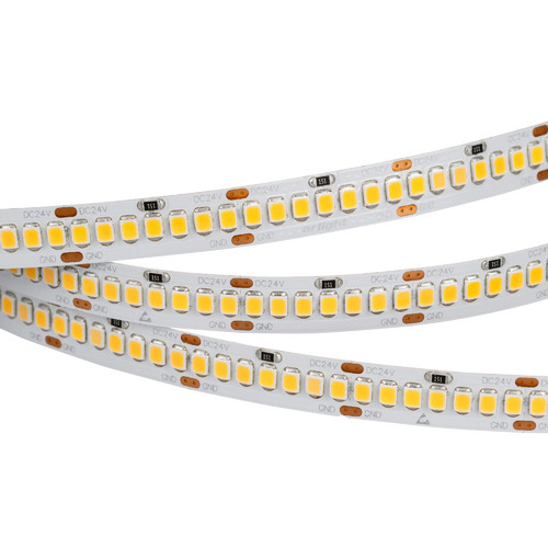 Светодиодная лента RT 2-5000 24V White6000 10mm (2835, 252 LED/m, LUX) (Arlight, 10 Вт/м, IP20) (022648)