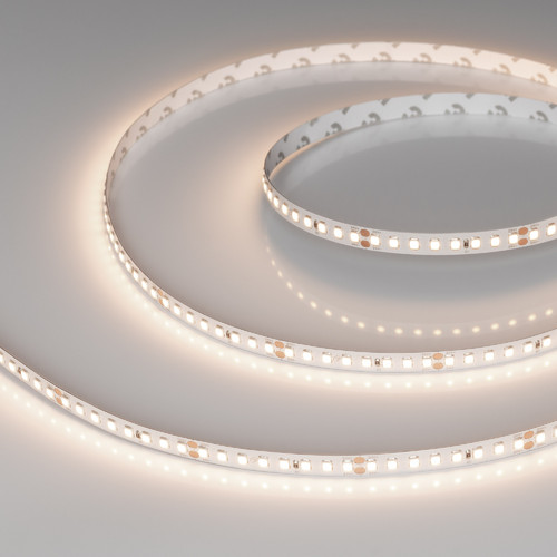Светодиодная лента RT-A160-8mm 24V Warm3500 (12 W/m, IP20, 2835, 5m) (Arlight, высок.эфф.150 лм/Вт) (028560(2))
