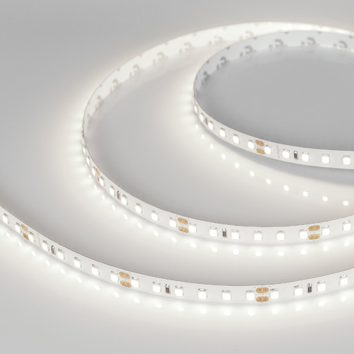 Светодиодная лента RT-A120-8mm 24V Day5000 (14.4 W/m, IP20, 2835, 5m) (Arlight, Открытый) (028283(2))