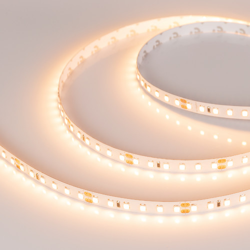 Светодиодная лента RT-A120-8mm 24V Warm2700 (14.4 W/m, IP20, 2835, 5m) (Arlight, Открытый) (015699(2))