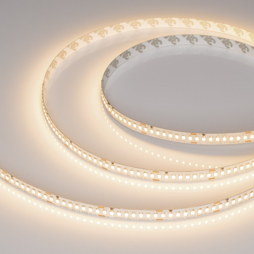Светодиодная лента UL-A200-10mm 24V Warm3000 (20 W/m, IP20, 2835, 5m) (Arlight, высок.эфф.150 лм/Вт) (037224)