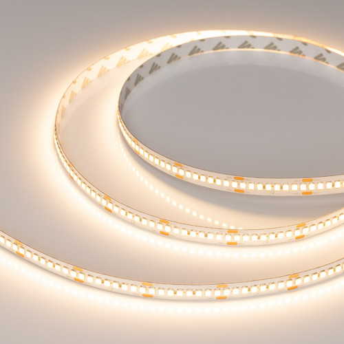 Светодиодная лента RT-A240-10mm 24V Warm2700 (22 W/m, IP20, 2835, 5m) (Arlight, высок.эфф.150 лм/Вт) (038746)