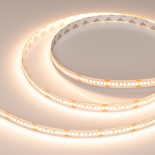 Светодиодная лента RT-A240-10mm 24V Warm2400 (22 W/m, IP20, 2835, 5m) (Arlight, высок.эфф.150 лм/Вт) (055992)
