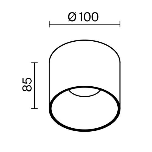 Потолочный светильник Technical C064CL-01-15W3K-D-RD-B