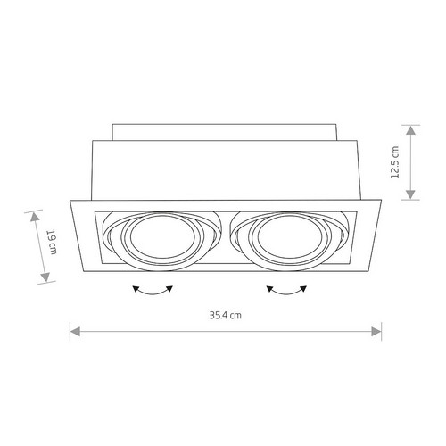 Встраиваемый светильник Nowodvorski Downlight White 9574