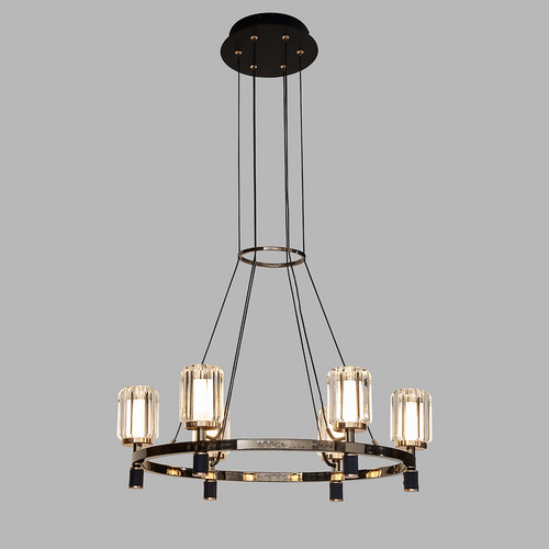 Люстра P0738-6A gold/black