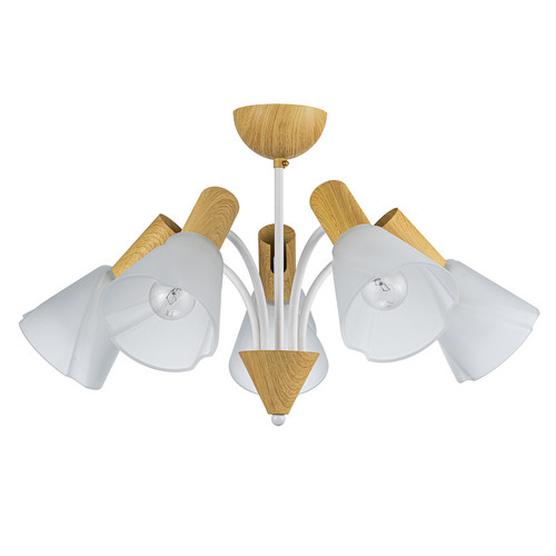 Escada 1131/5P E14*40W White/Wood
