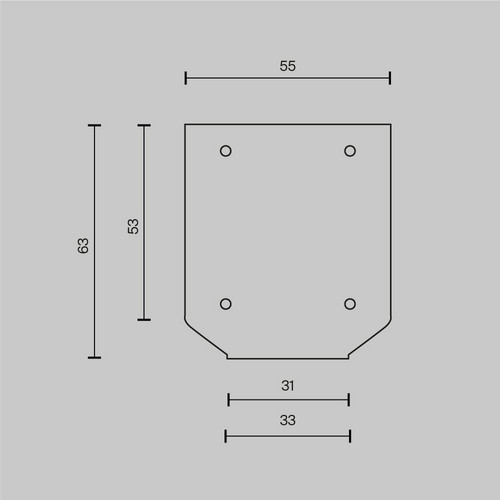 Комплектующие для профиля Technical TRA034MPEC-21S(N)