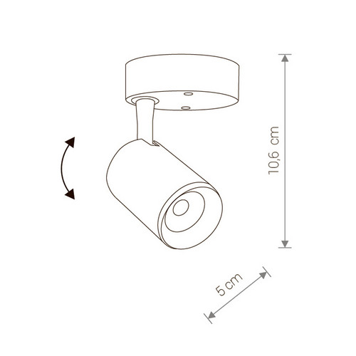Спот Nowodvorski Iris Led White 8993