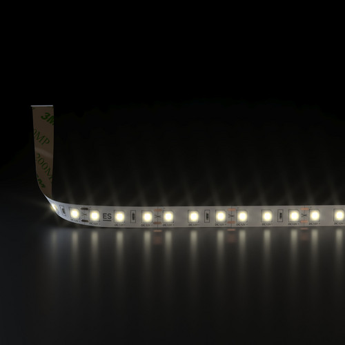 Светодиодная лента 12 В 9,6 Вт/м 120 Led/м 2835 IP20, теплый белый 3300К, 5 м Лента светодиодная 12V 9,6W 120Led 2835 IP20 теплый белый, 5м