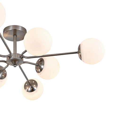 150008/8R E27*60W Satin nickel