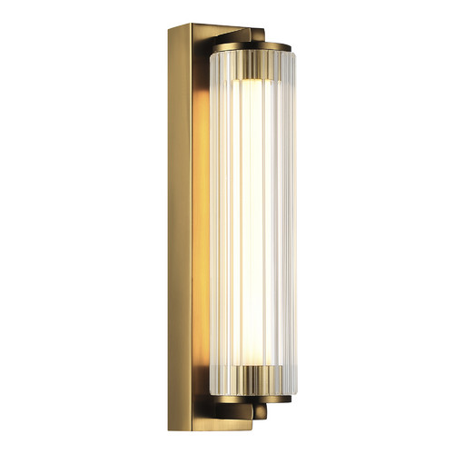 utsenka-SL6224.301.01 Светильник настенный ST-Luce Латунь/Прозрачный LED 1*8W 4000K BAMBOO