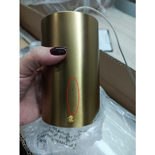 utsenka-SL6224.313.01 Светильник подвесной ST-Luce Латунь/Прозрачный LED 1*30W 4000K BAMBOO