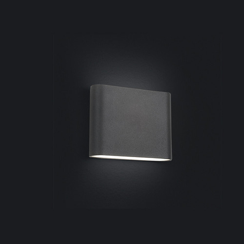 Уличный настенный светодиодный светильник Nowodvorski Semi Led Graphite 6775
