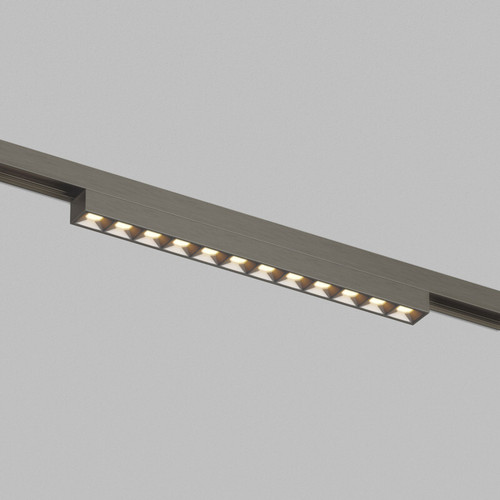 DK5971-DN Светильник трековый SHINE GRILL ZigBee, 48В, 10Вт, 2700-6000K, IP20, темный никель, алюминий