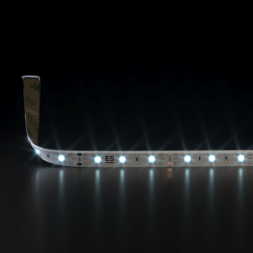 Светодиодная лента 24 В 4,8 Вт/м 60 Led/м 2835 IP65, холодный белый 6500K, 5 м Лента светодиодная 24V 4,8W 60Led 2835 IP65 холодный белый, 5м