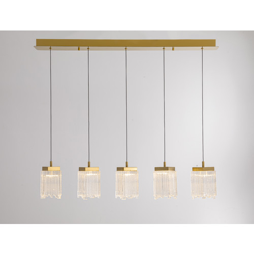 Подвесной светильник MD25020403-5B2 Satin gold
