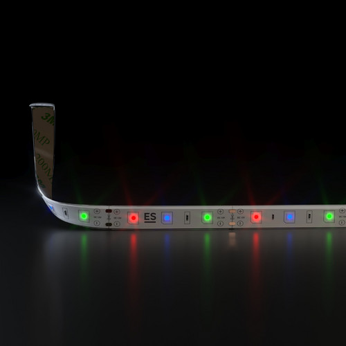 Светодиодная лента 12 В 4,8 Вт/м 60 Led/м 2835 IP65, RGB, 5 м Лента светодиодная 12V 4,8W 60Led 2835 IP65 RGB, 5м