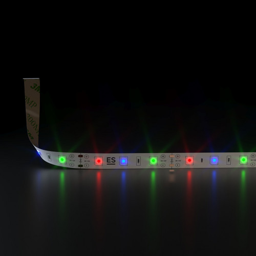 Светодиодная лента 12 В 4,8 Вт/м 60 Led/м 2835 IP20, RGB, 5 м Лента светодиодная 12V 4,8W 60Led 2835 IP20 RGB, 5м