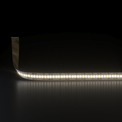 Светодиодная лента 24 В 24 Вт/м 240 Led/м 2835 IP20, теплый белый 3300K, 5 м Лента светодиодная 24V 24W 240Led 2835 IP20 тёплый белый, 5м