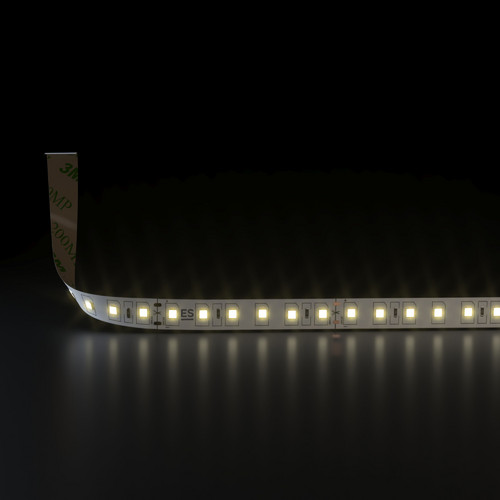Светодиодная лента 24 В 9,6 Вт/м 120 Led/м 2835 IP20, теплый белый 3300K, 5 м Лента светодиодная 24V 9,6W 120Led 2835 IP20 теплый белый, 5м