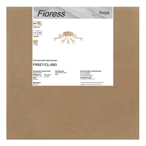 Люстра Freya FR5571CL-09G