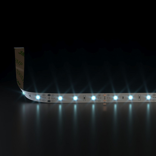 Комплект светодиодной ленты 12 В 4,8 Вт/м 60 Led/м 2835 IP20, холодный белый свет 6500К, 5 м Набор светодиодной ленты 12V 4,8W 60Led 2835 IP20 холодный белый, 5м