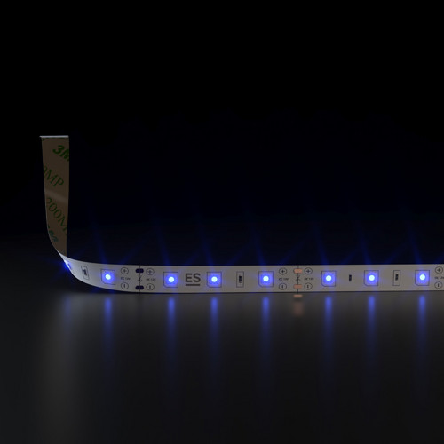Светодиодная лента 12 В 4,8 Вт/м 60 Led/м 2835 IP20, синий, 5 м Лента светодиодная 12V 4,8W 60Led 2835 IP20 синий, 5м