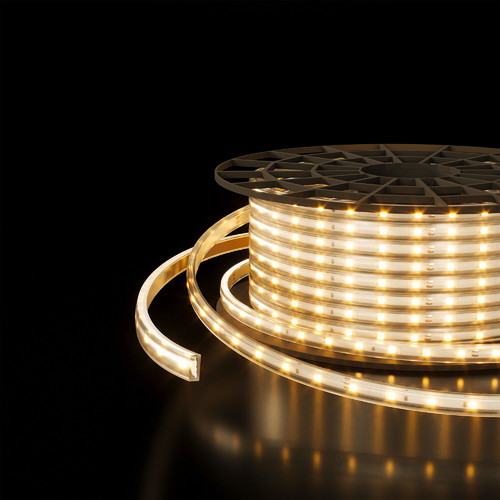 Светодиодная лента 220 В 8 Вт/м 60 Led/м 2835 IP65, дневной белый 4200K, 50 м Лента светодиодная 220V 8W 60Led 2835 IP65 дневной белый, 50 м