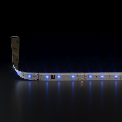 Светодиодная лента 12 В 4.8 Вт/м 60 Led/м 2835 IP65, синий, 5 м Лента светодиодная 12V 4,8W 60Led 2835 IP65 синий, 5м