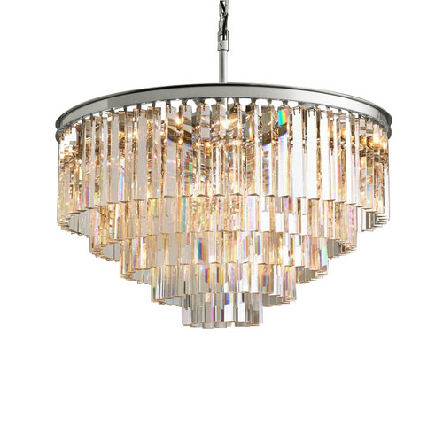 Люстра Odeon 10A chrome/clear