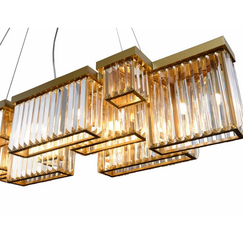 Люстра Broadway brushed ti-gold