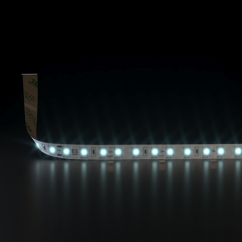 Светодиодная лента 12 В 9.6 Вт/м 120 Led/м 2835 IP20, холодный белый 6500К, 5 м Лента светодиодная 12V 9,6W 120Led 2835 IP20 холодный белый, 5м