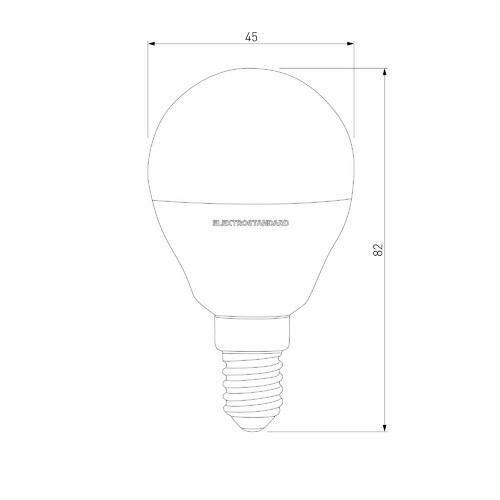 Светодиодная лампа G45 7W 6500K E14 Mini Classic  LED 7W 6500K E14 матовое стекло (BLE1407)