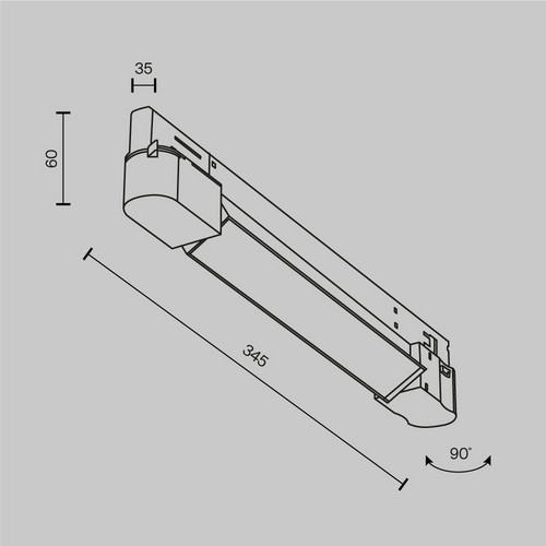 Трековый светильник Technical TR196-3-10W2.7K-W(N)