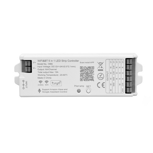 424485 Контроллер 12В/24В max 15A для LED ленты 1Х/CW/RGB/RGBW/RGBCW