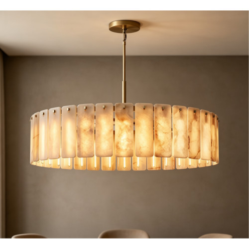 Люстра DL-6482P/R900 Brass / White Alabaster