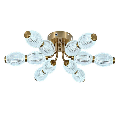 100012/6C LED*60W Brass