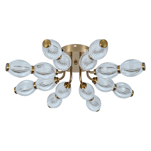100012/8C LED*80W Brass