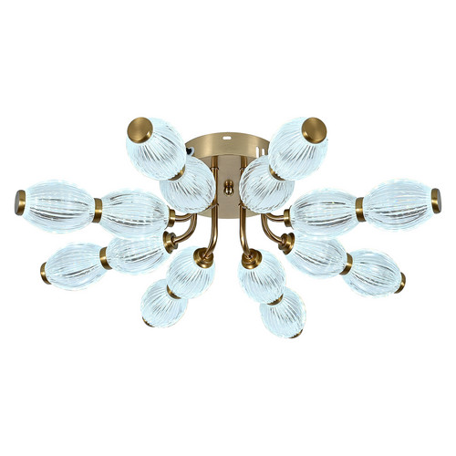 100012/8C LED*80W Brass