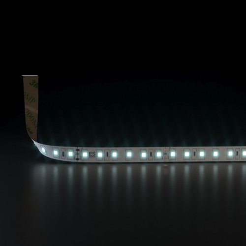 Светодиодная лента 24 В 9,6 Вт/м 120 Led/м 2835 IP20, холодный белый 6500K, 5 м Лента светодиодная 24V 9,6W 120Led 2835 IP20 холодный белый, 5м