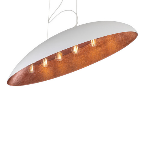 Люстра подвесная Nowodvorski Canoe White/Copper 10326