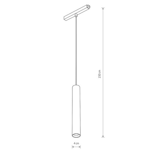 Трековый магнитный светильник Nowodvorski Lvm Roller Black 10146