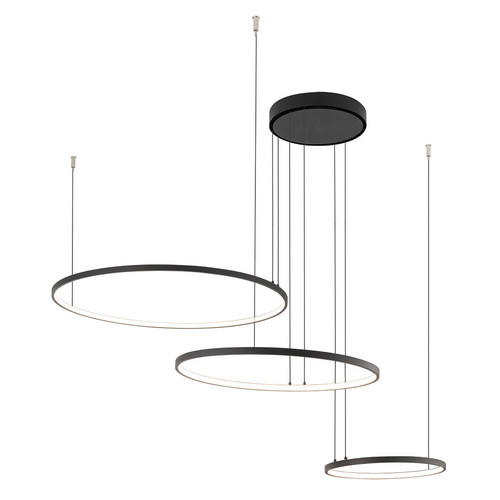 Подвесная люстра Nowodvorski Circolo Led Black 10867